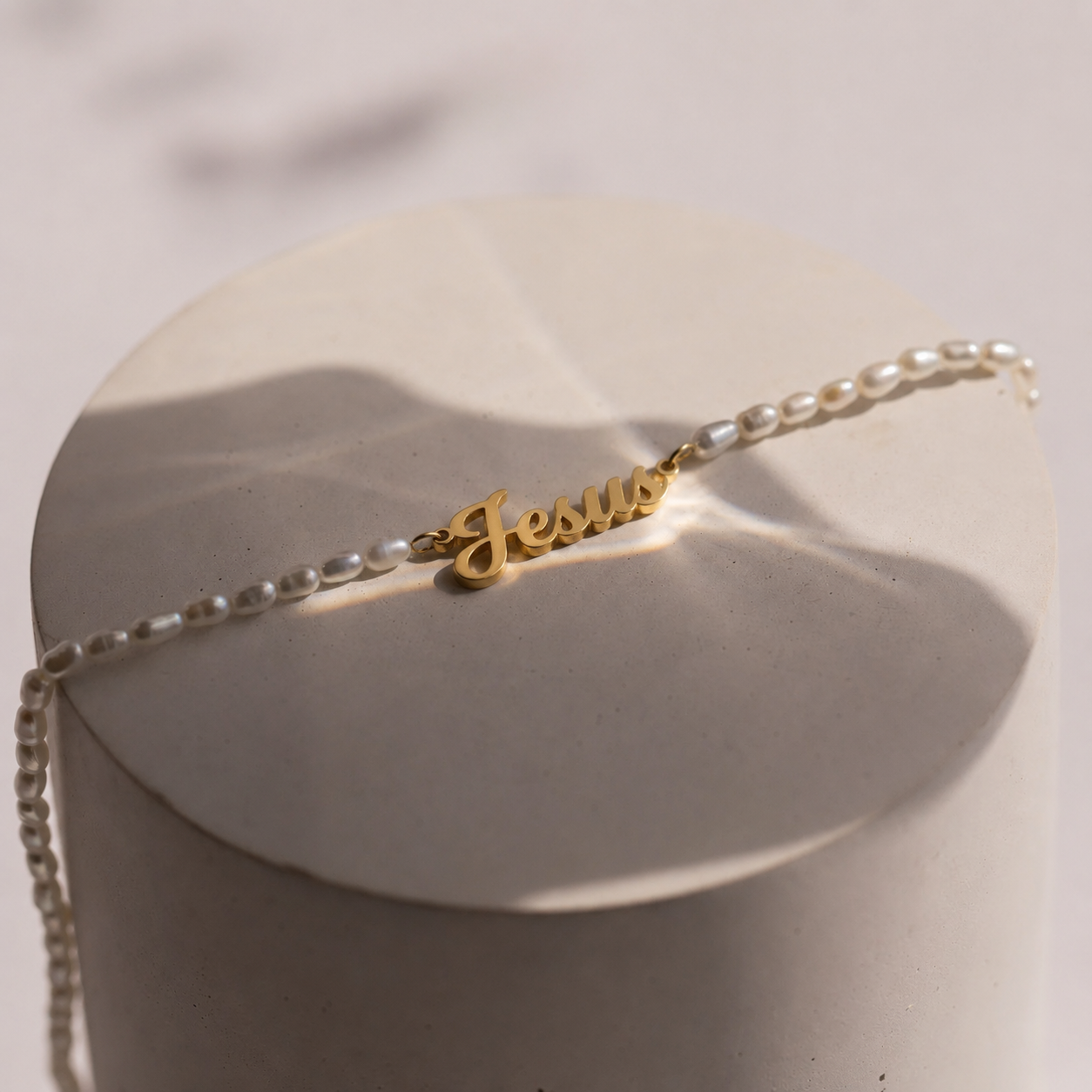 Collar Jesús Perla de Paz