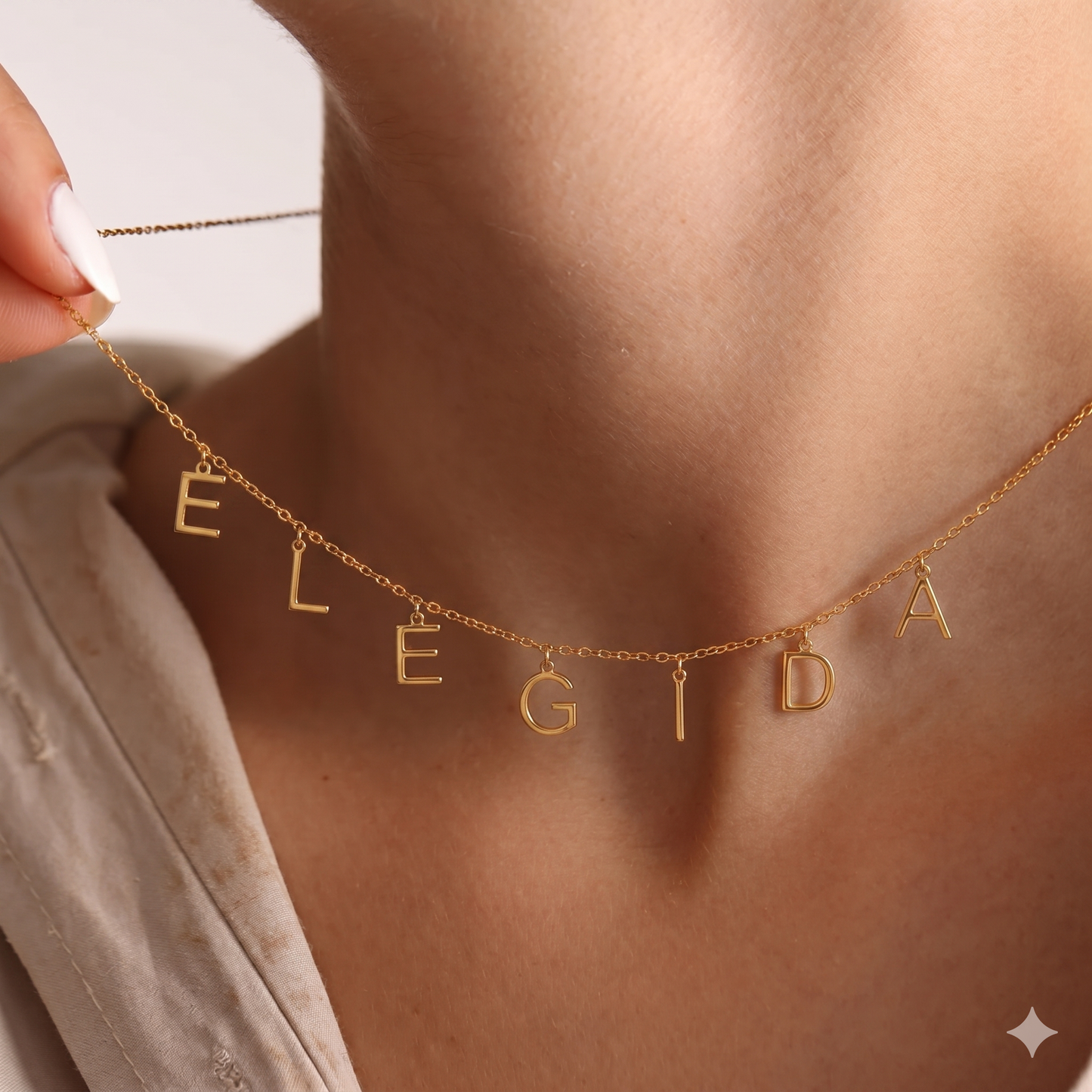 "CHOSEN" Necklace | Your Identity in Gold