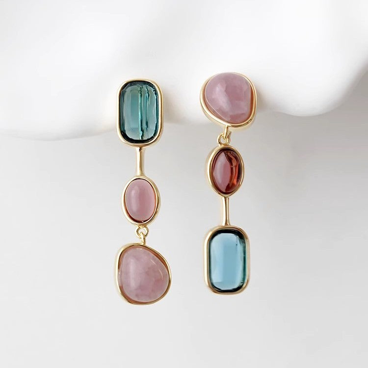 "Soul Geometry" Asymmetrical Earrings