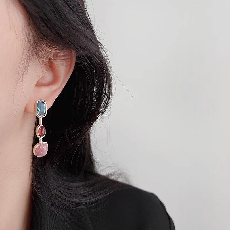 "Soul Geometry" Asymmetrical Earrings