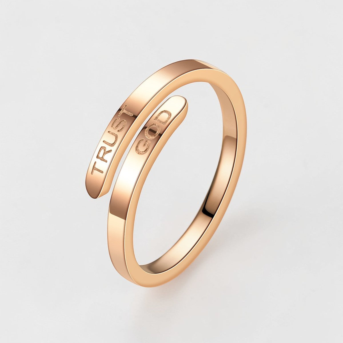 Anillo "Confía en Dios" — Paz que llevas contigo