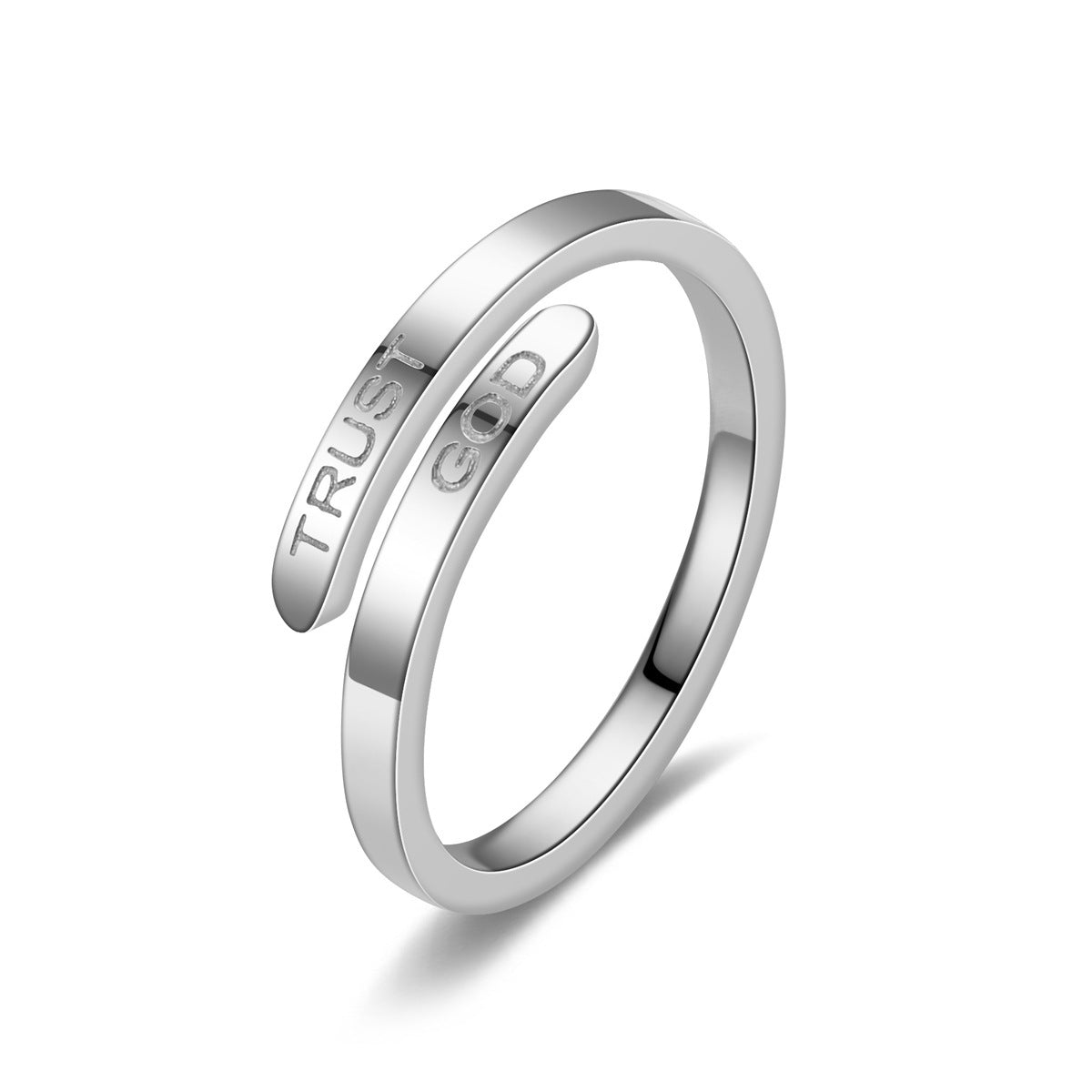 Anillo "Confía en Dios" — Paz que llevas contigo