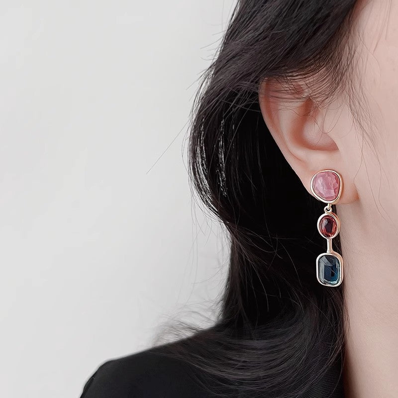 "Soul Geometry" Asymmetrical Earrings