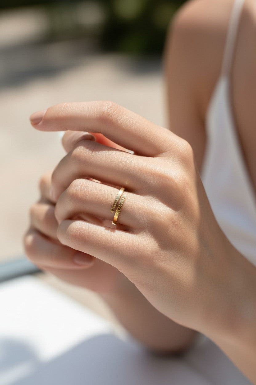 Anillo "Confía en Dios" — Paz que llevas contigo