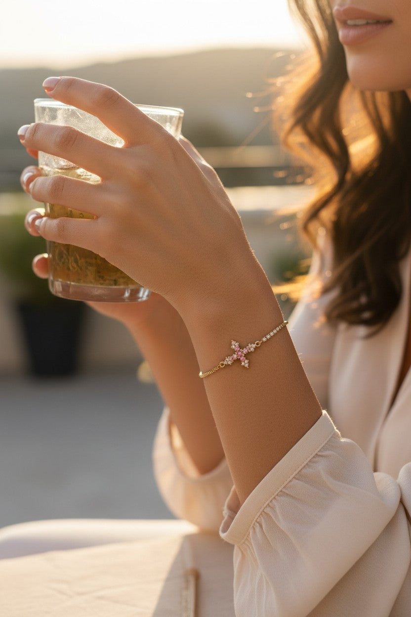 "Heartbeat" bracelet