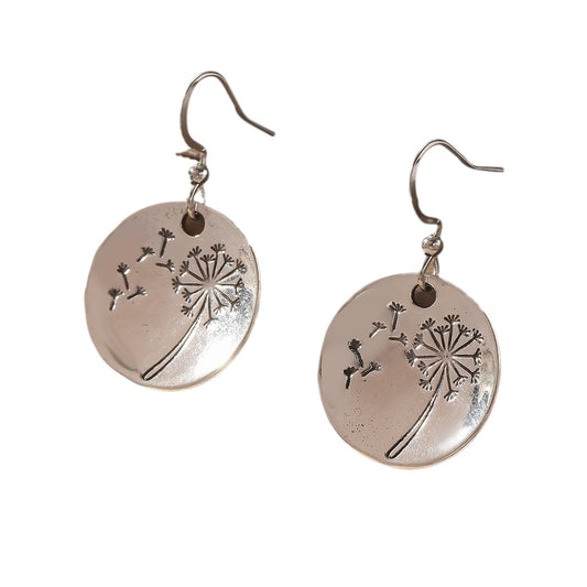 "Seeds of Hope" Earrings | Dandelion Design