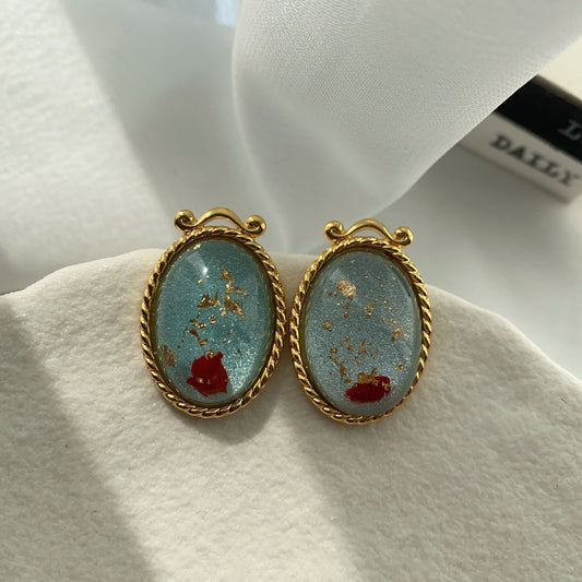 Aretes "Jardín Secreto" - Elegancia Vintage 🌹
