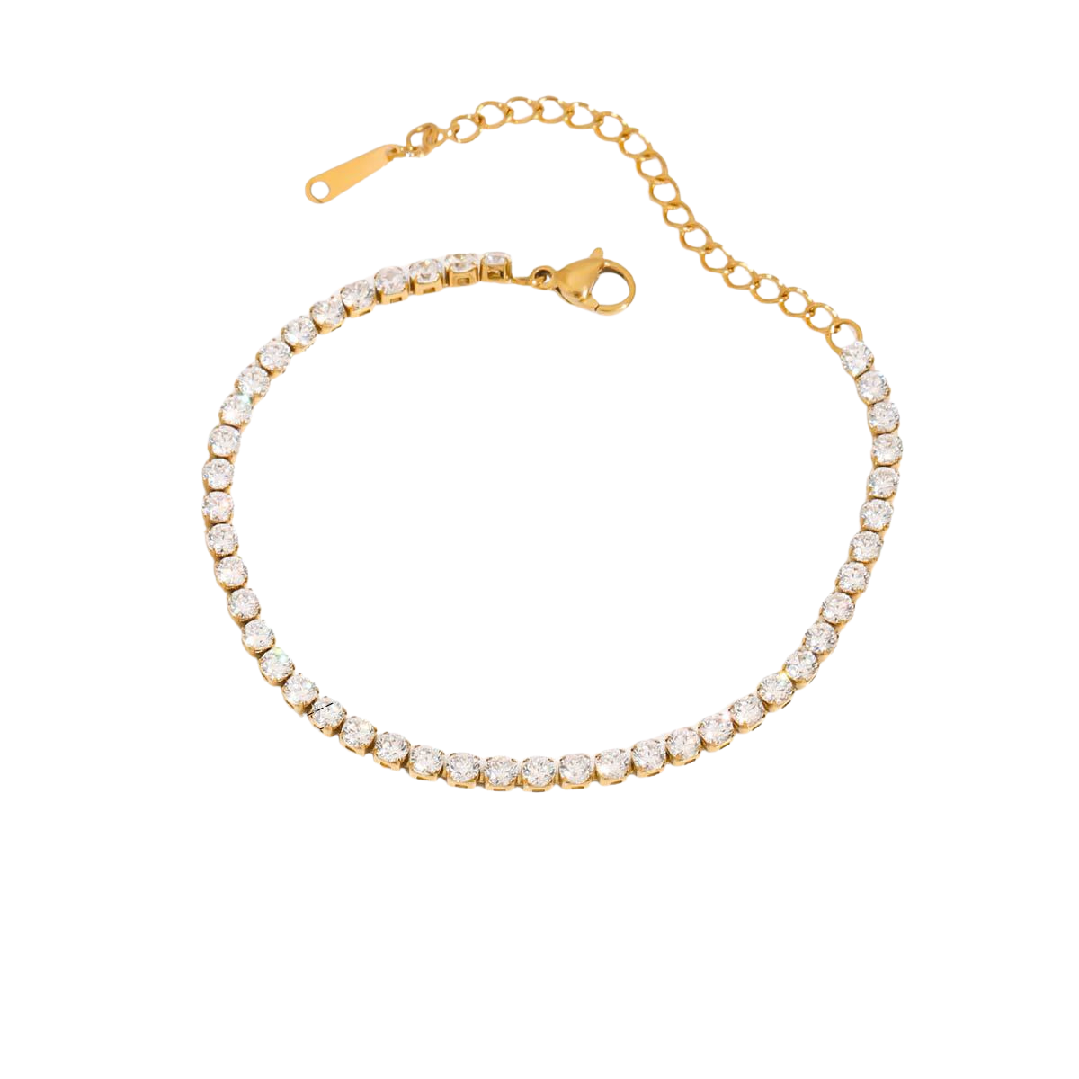 Eternidad Brillante Pulsera Tennis