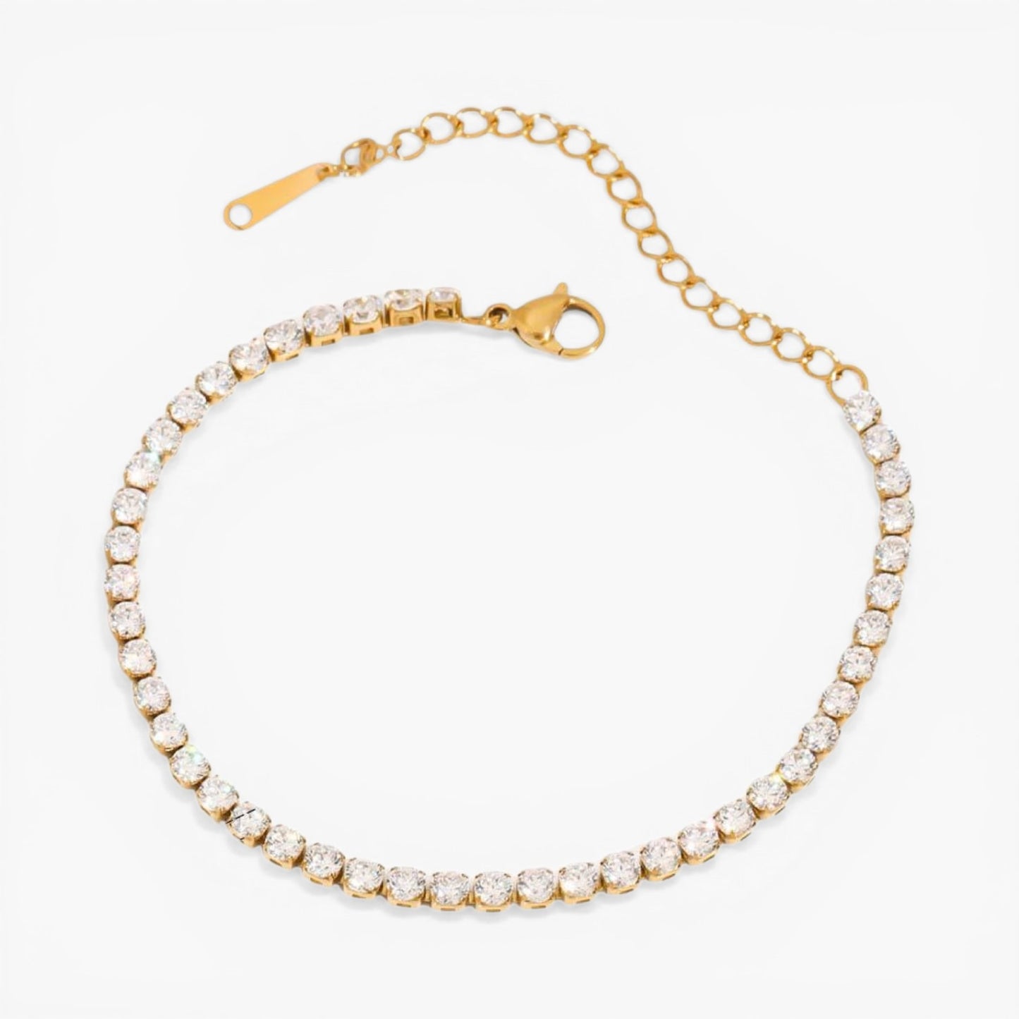 Eternidad Brillante Pulsera Tennis